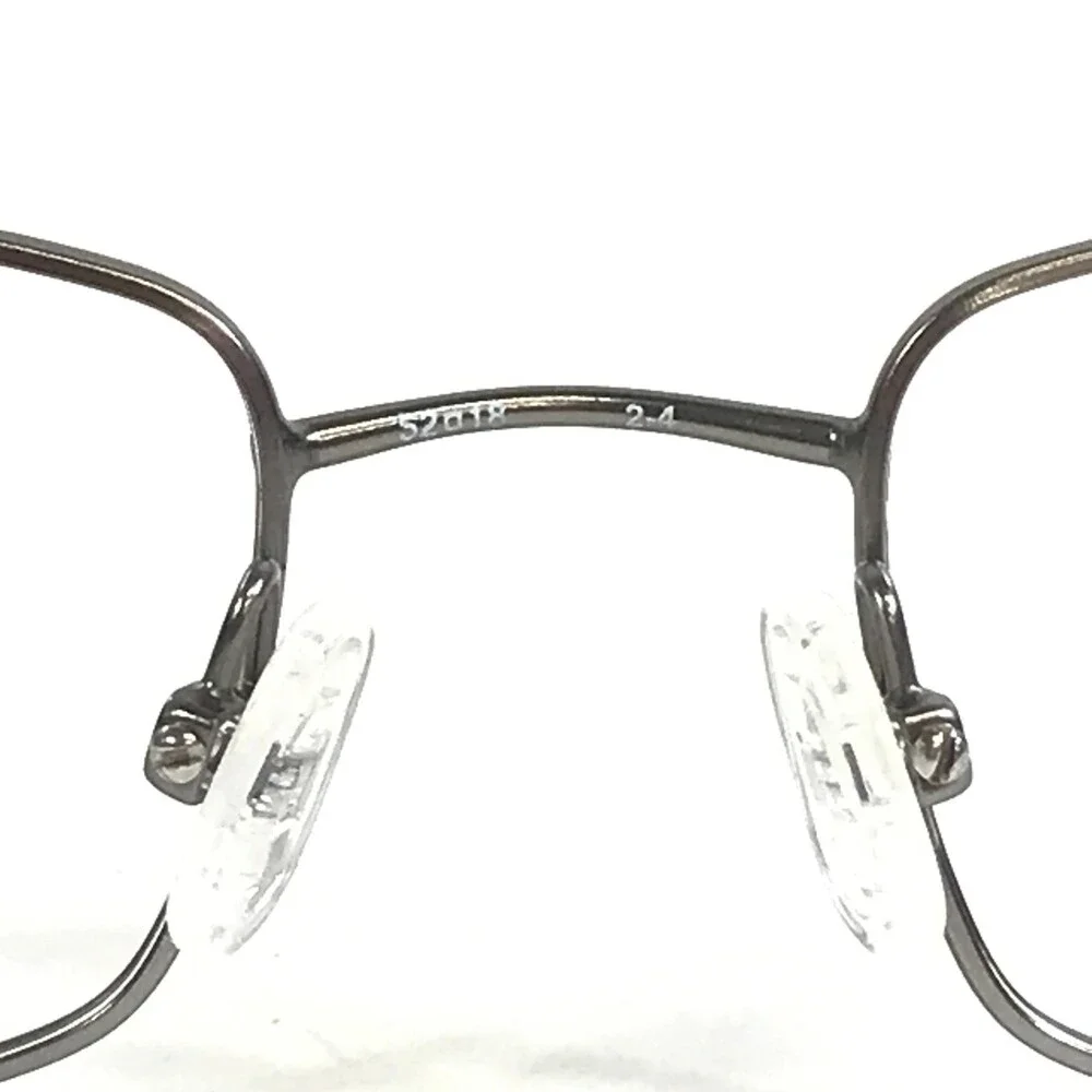 Chesterfield Eyeglasses Frames CH851 0FK5 Gray Rectangle Wire Rim 52-18-140